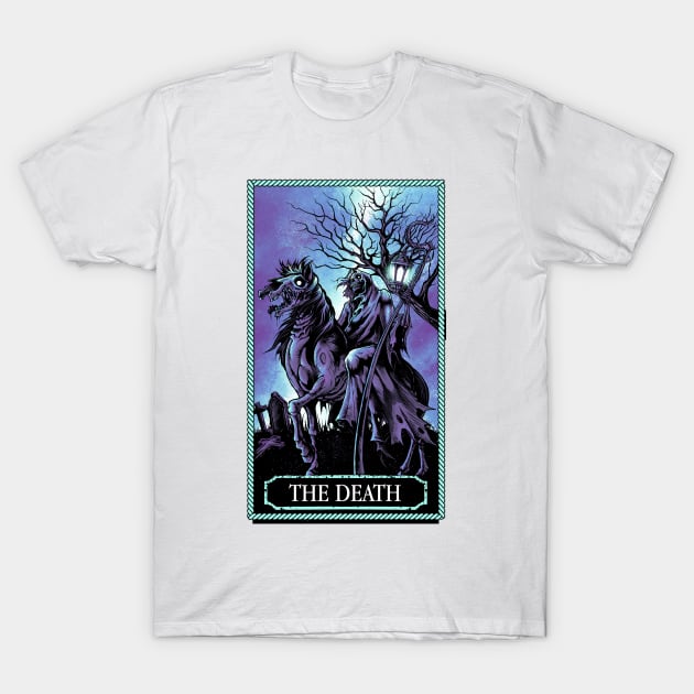 The Death Tarot Card T-Shirt by No Legion Studio